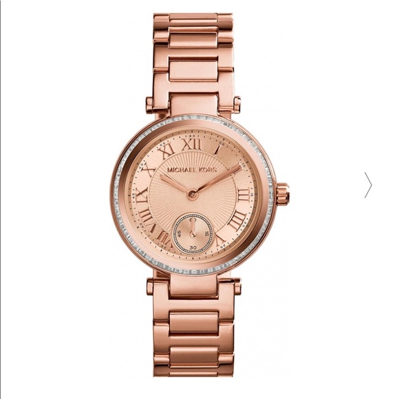MK Skylar Quartz Rose-gold watch - Picture 1 of 5